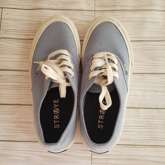 STRAYE Blue Denim Skateboard Shoes - Picture 3 of 6